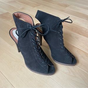 Miss Sixty black suede heels size 38